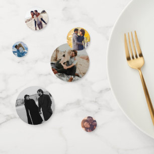 Custom Photo Bridal Shower Confetti Decor