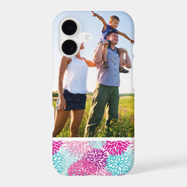 Custom Photo Bright Floral pattern 2 (Back)