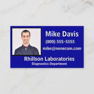 Custom Photo Business Card