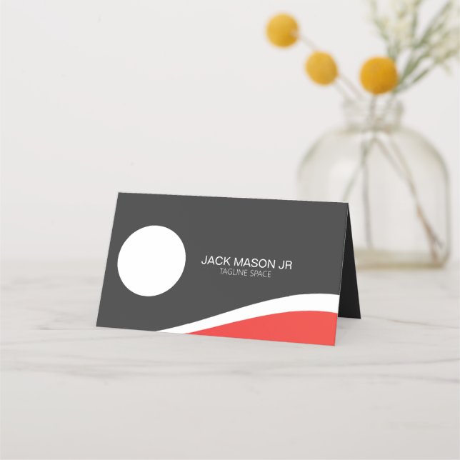 Custom Photo Business Folded Loyalty Card (Front)