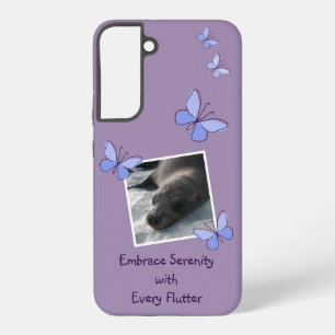 Custom Photo Butterfly Flutter Samsung Galaxy Case