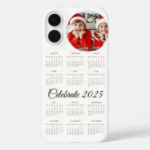 Custom Photo Calendar 2025 iPhone 16 Case