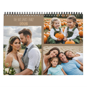 Custom Photo Calendar – Full-Page Monthly Photos,