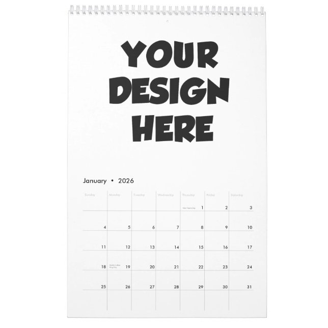 Custom Photo Calendar – Personalized Family Gift (Jan 2026)