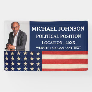 Custom Photo Campaign Political  Banner