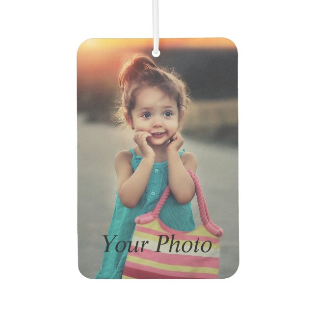 Custom Photo Car Air Freshener (Front)