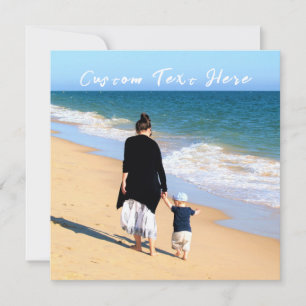 Custom Photo Card with Your Photos and Text