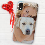 Custom Photo iPhone XR Case<br><div class="desc">Now you can carry your best friend with you wherever you go with this custom dog pet photo iPhone case . This photo with personalized name design is trendy, elegant, cool and cute. Customize with your favourite dog photo, cat photo, or any pet with paws ! Add name to personalize....</div>