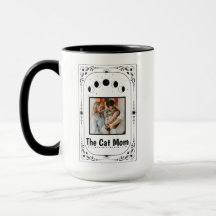 Custom Photo Cat Mom Pet Lover Personalized Tarot