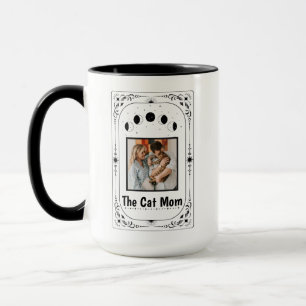 Custom Photo Cat Mom Pet Lover Personalized Tarot Mug