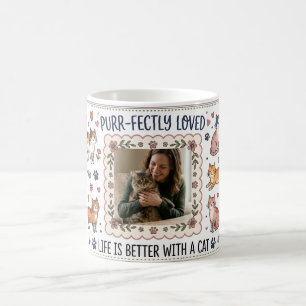 Custom Photo Cat Mug - Cat Lovers Gift