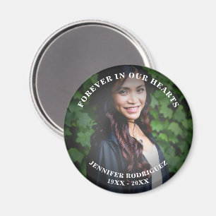 Custom Photo Celebration Of Life Death Remembrance Magnet