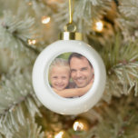 custom photo ceramic ball christmas ornament<br><div class="desc">custom photo</div>