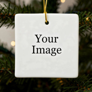 Custom Photo Ceramic Ornament