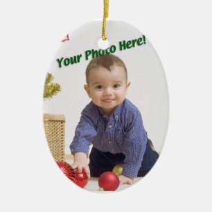 Custom Photo Ceramic Ornament