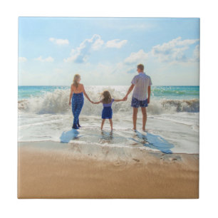 Custom Photo Ceramic Tile Your Design - Summer