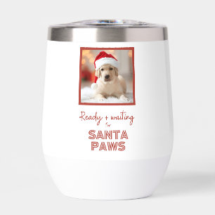 Custom Photo, Christmas Dog Santa Paws