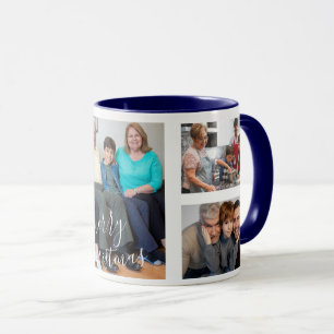 Custom Photo Christmas Mug For Family Personalized