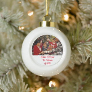 CUSTOM PHOTO CHRISTMAS ORNAMENT
