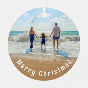 Custom Photo Christmas Ornament Your Family Gift