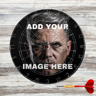 Custom Photo Classic Personalized image Template  Dartboard