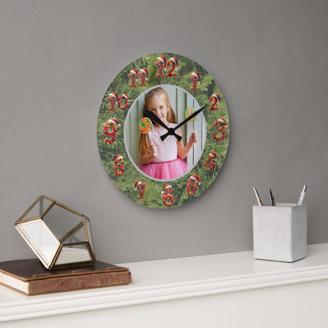 Custom Photo Clock | Gift for Christmas (Office)
