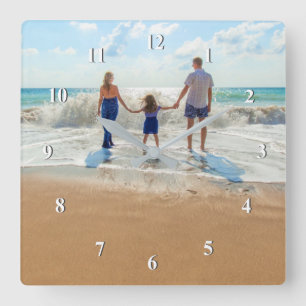 Custom Photo Clock - Your Own Design - Summer