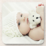 Custom Photo Coaster<br><div class="desc">Create a personalized photo gift with your own photo, from your beloved family photo to your adorable pet photo, to make your design unique. Perfect as holiday gift for family, gift for newlyweds, family reunion favors and gift for any special occasions to make your loved ones smile. Please Note: The...</div>