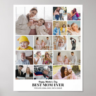 Custom Photo Collage 15 Pictures 8x10 16x20 24x30 Poster