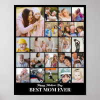 Custom Photo Collage 20 Pictures 8x10 16x20 24x30