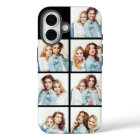 Custom Photo Collage 7 Square Photos Black