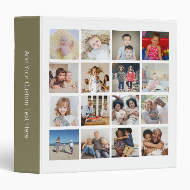 Custom Photo Collage Binder (Front/Spine)