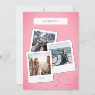 Custom Photo Collage Card + Inspirational Message