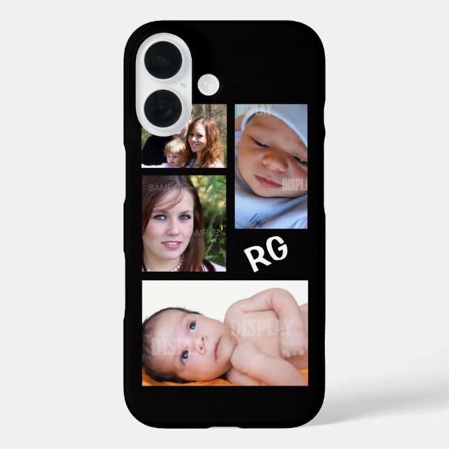 Custom Photo Collage Customizable Case-Mate iPhone Case (Back)
