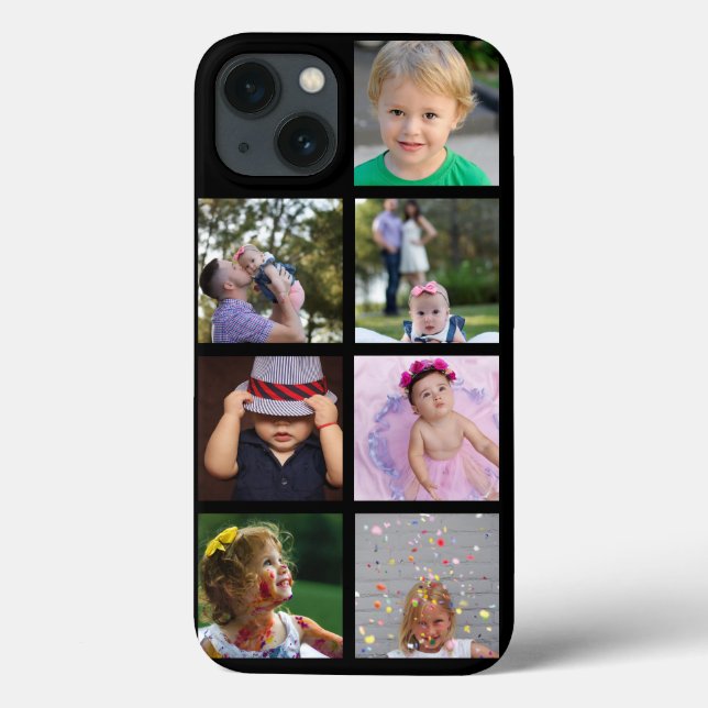 Custom Photo Collage Customizable Case-Mate iPhone Case (Back)