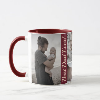 Custom Photo Collage Father's Day Mug