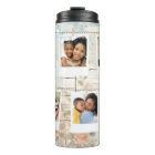 Custom Photo Collage floral  Personalized tumbler