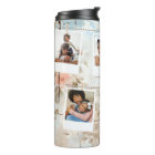 Custom Photo Collage floral Personalized tumbler