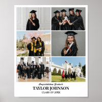 Custom Photo Collage Grid 6 Pictures 8x10 16x20