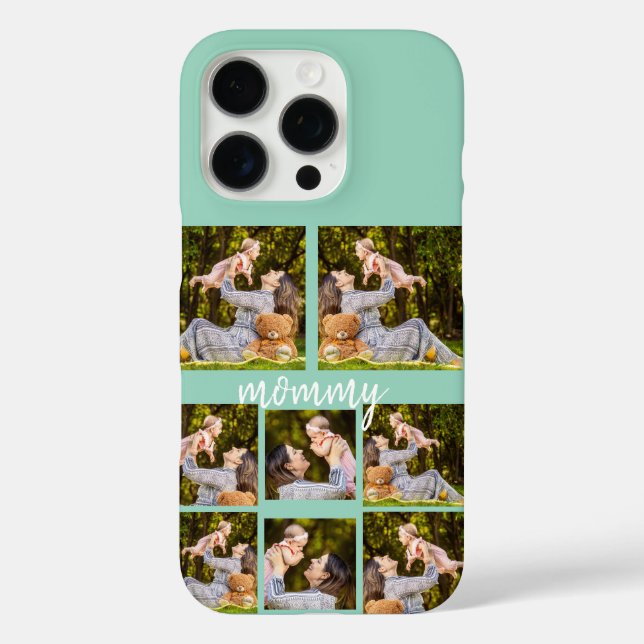 Custom Photo Collage iPhone Case – Personalized (Back)