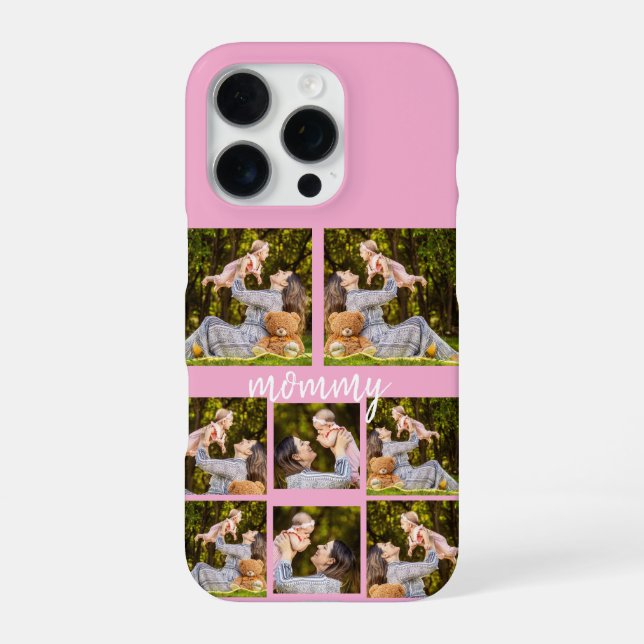 Custom Photo Collage iPhone Case – Personalized (Back)