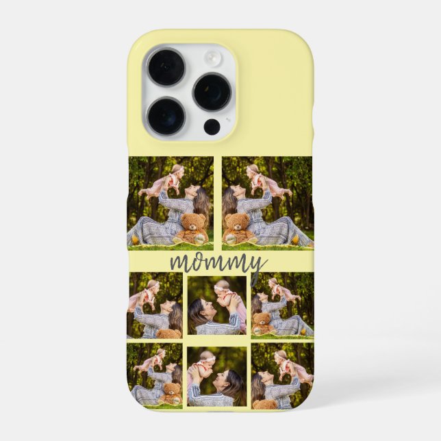 Custom Photo Collage iPhone Case – Personalized (Back)