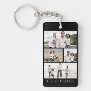 Custom Photo Collage Keychain