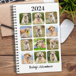 Custom Photo Collage Modern Create Your Own 2023  Planner<br><div class="desc">Custom photo collage calendar planner. Our fun photo planner has 11 photos to personalize and name. Design is on front and back. Customize with family photos, favourite kids pictures, pet photos, and all your dog photos! COPYRIGHT © 2022 Judy Burrows, Black Dog Art - All Rights Reserved. Custom Photo Collage...</div>