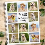 Custom Photo Collage Modern Create Your Own Yearly Planner<br><div class="desc">Custom photo collage calendar planner. Our fun photo planner has 11 photos to personalize and name. Design is on front and back. Customize with family photos, favourite kids pictures, pet photos, and all your dog photos! COPYRIGHT © 2022 Judy Burrows, Black Dog Art - All Rights Reserved. Custom Photo Collage...</div>
