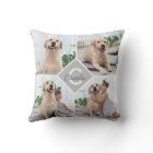 Custom Photo Collage Monogram Name Dog