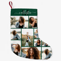 Custom Photo Collage Monogram Name Initial