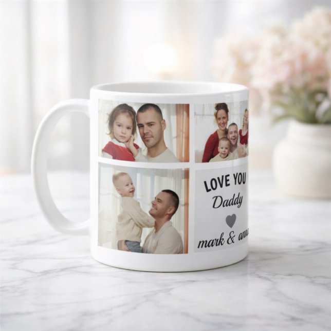 Custom Photo Collage Mug for Dad (Creator Uploaded)