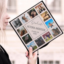 Custom Photo Collage Personalized Name Year