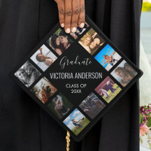 Custom Photo Collage Personalized Name Year